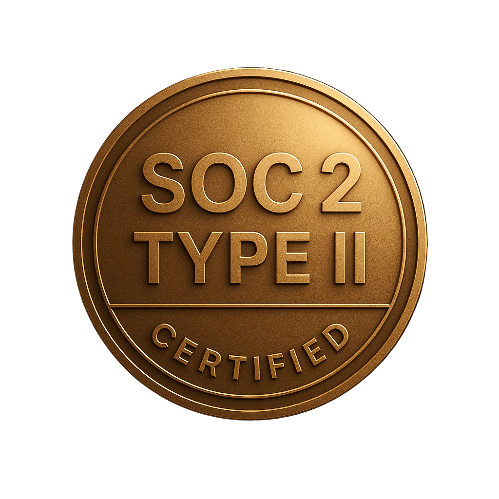 SOC 2 Type II Certification Badge